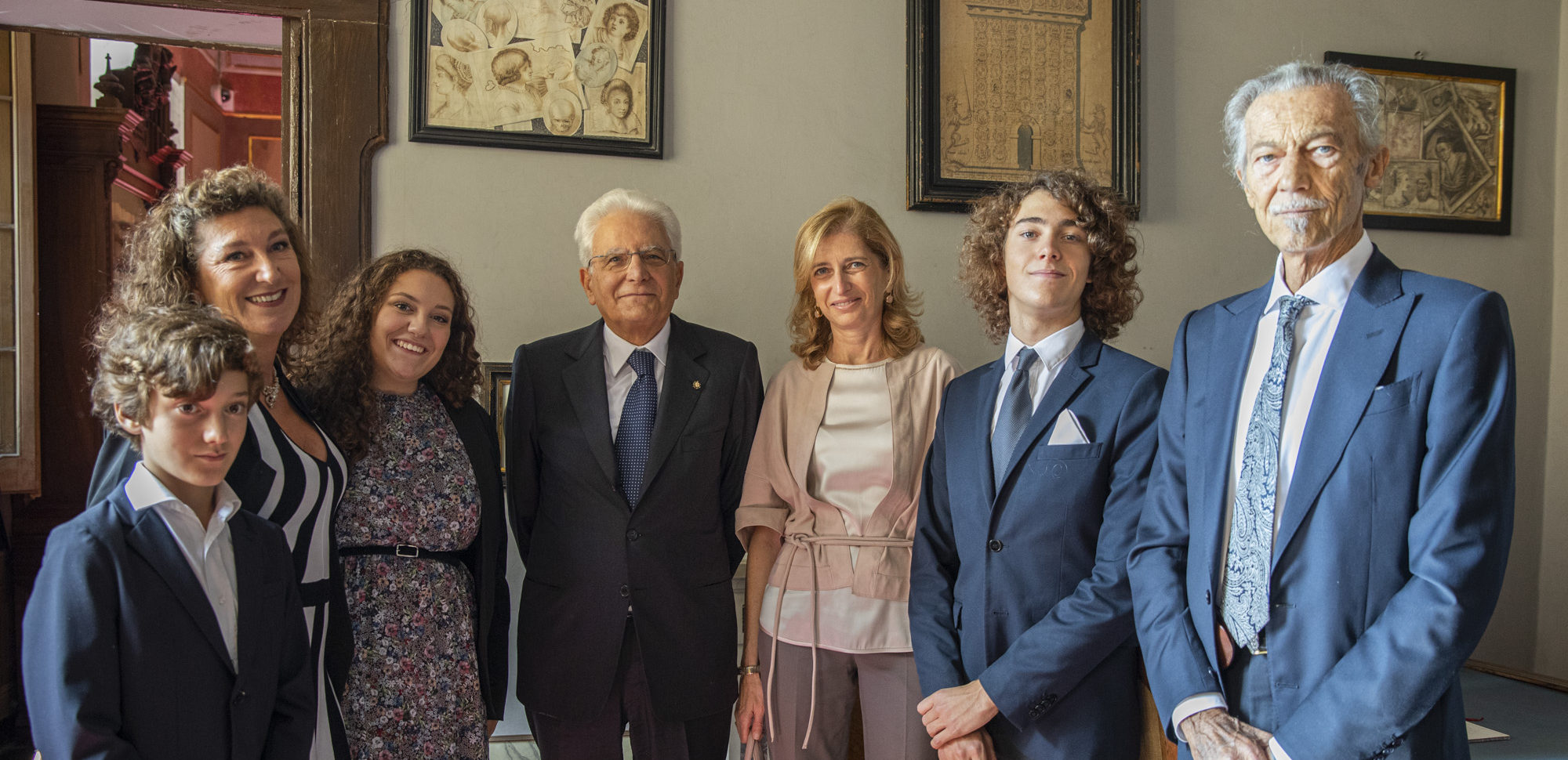 Marche Il Presidente Sergio Mattarella Visita La Casa Leopardi