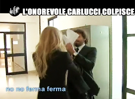 gabriella carlucci contro le iene