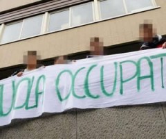 scuola occupata