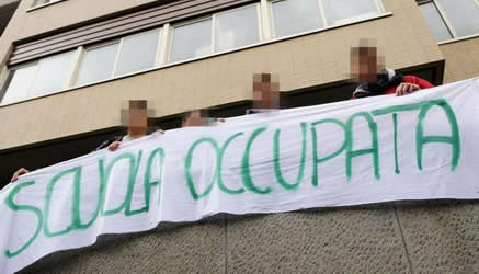 scuola occupata