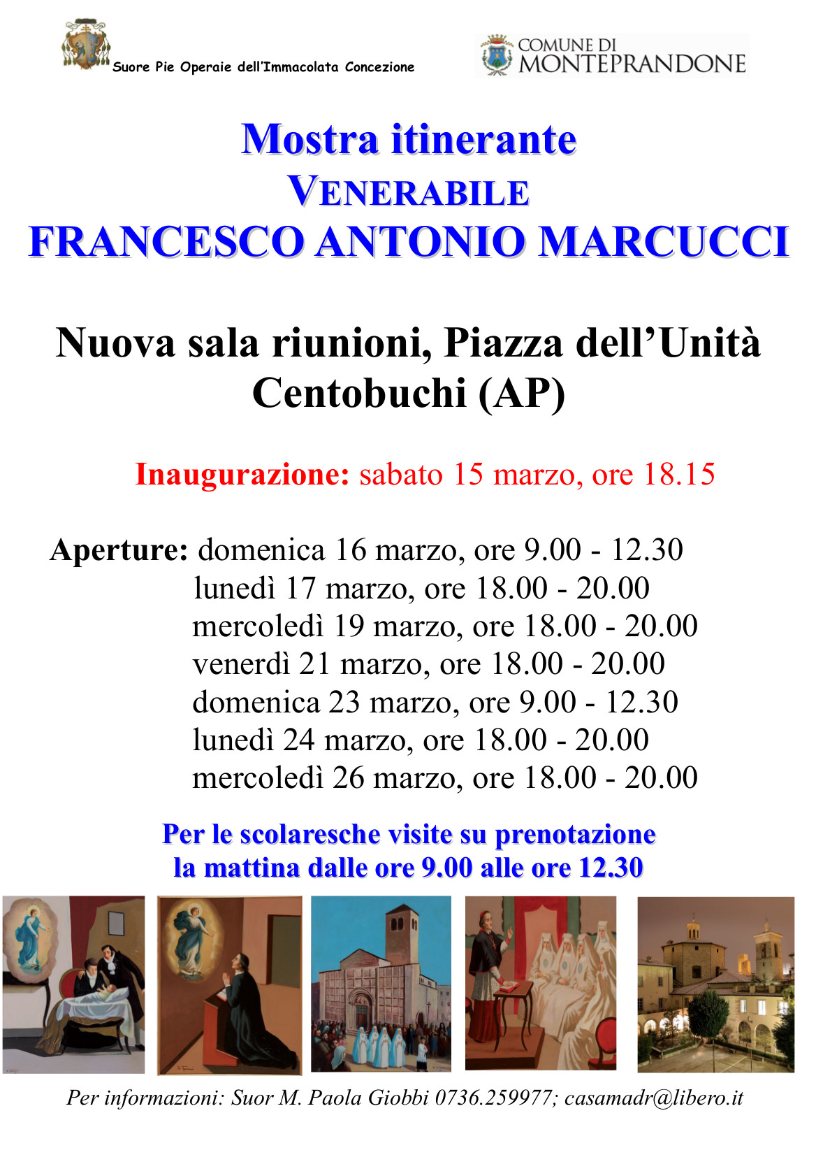 Cs Monteprandone Mostra su Monsignor Marcucci